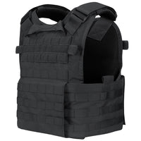 Thumbnail for The Caliber Armor CaliberX IIIA/HG2 Active Response Package is a black tactical vest with adjustable straps and webbing for pouches, compatible with MOPC Carrier plates, shown on a plain white background.