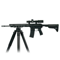 Thumbnail for panoramic-leveling-ball-head-on-carbon-fiber-tripod-attached-to-level-m-lok-rail-angled