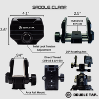 Thumbnail for saddle-clamp-tripod-mount-specs