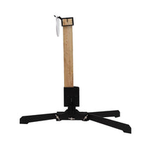 Thumbnail for static-2x4-hanging-bracket-with-painted-ar500-steel-gong-target-and-2x4-stand-kit-side