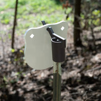 Thumbnail for static-t-post-hanging-bracket-supporting-ar500-steel-gong-target