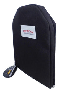 Thumbnail for This Tactical Scorpion Gear Body Armor AR500 Steel Plate Spall Guard Blocker provides protection against spalling with its ballistic nylon housing, offering a reliable solution for users.