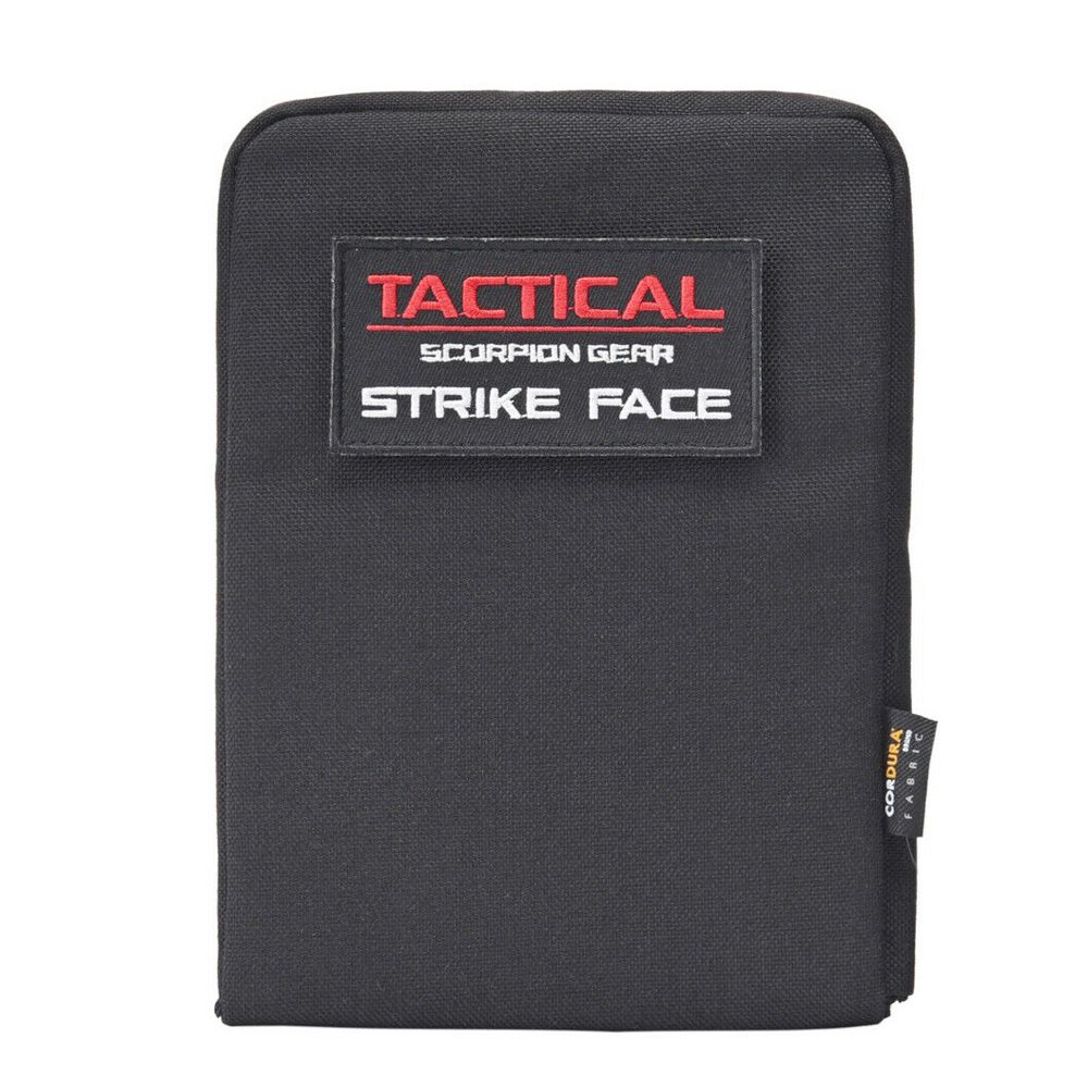 Tactical Scorpion Gear Body Armor AR500 Steel Plate Spall Guard Blocker offers protection against spalling with its ballistic nylon housing.