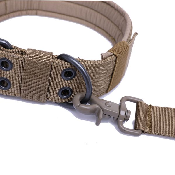 Tactical Scorpion Gear - Dog Collar Canine Dog K9 Training Military- Nylon with a metal quick-release buckle.