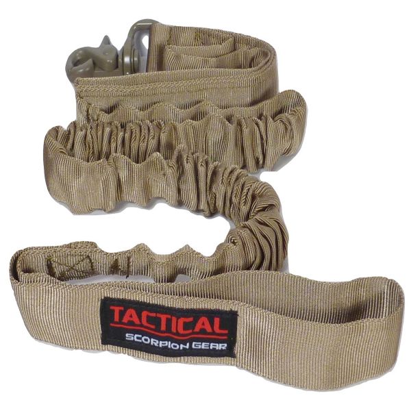 Tactical Scorpion Gear Olive Drab K9 training harness with buckle on a white background.