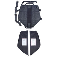Thumbnail for Tactical Scorpion Gear - Level IIIA Dog Body Armor Canine K9 Police Vest Harness D5 displayed with straps and two ballistic panels.