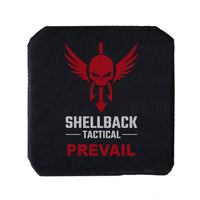 Thumbnail for Shellback Tactical Prevail Series Level IV Single Curve 6 x 6 Hard Armor Plate, designed by Shellback Tactical, offers advanced level IV protection with the addition of side plates, ensuring the highest degree of safety and durability. This coaster excels in providing Shellback Tactical Prevail Series Level IV Single Curve 6 x 6 Hard Armor Plate.
