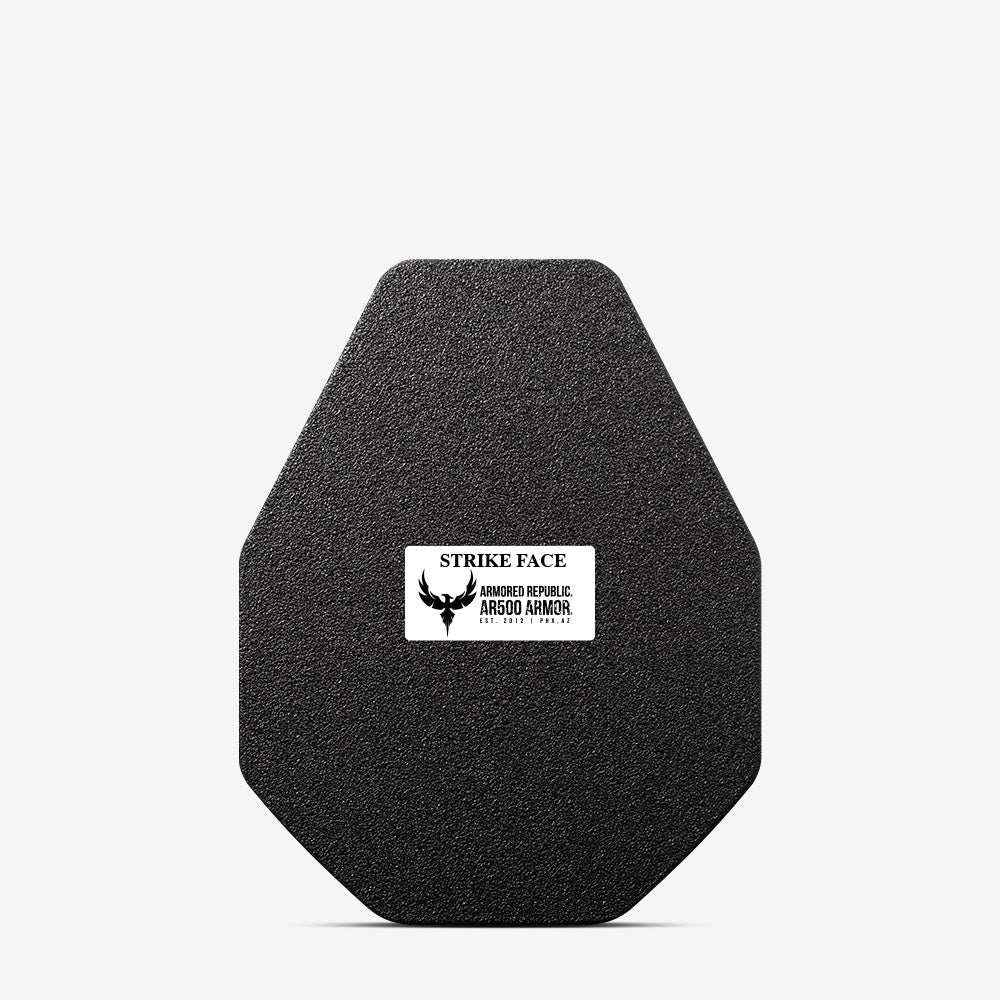 A black square with the AR500 Armor logo on it on a white background.