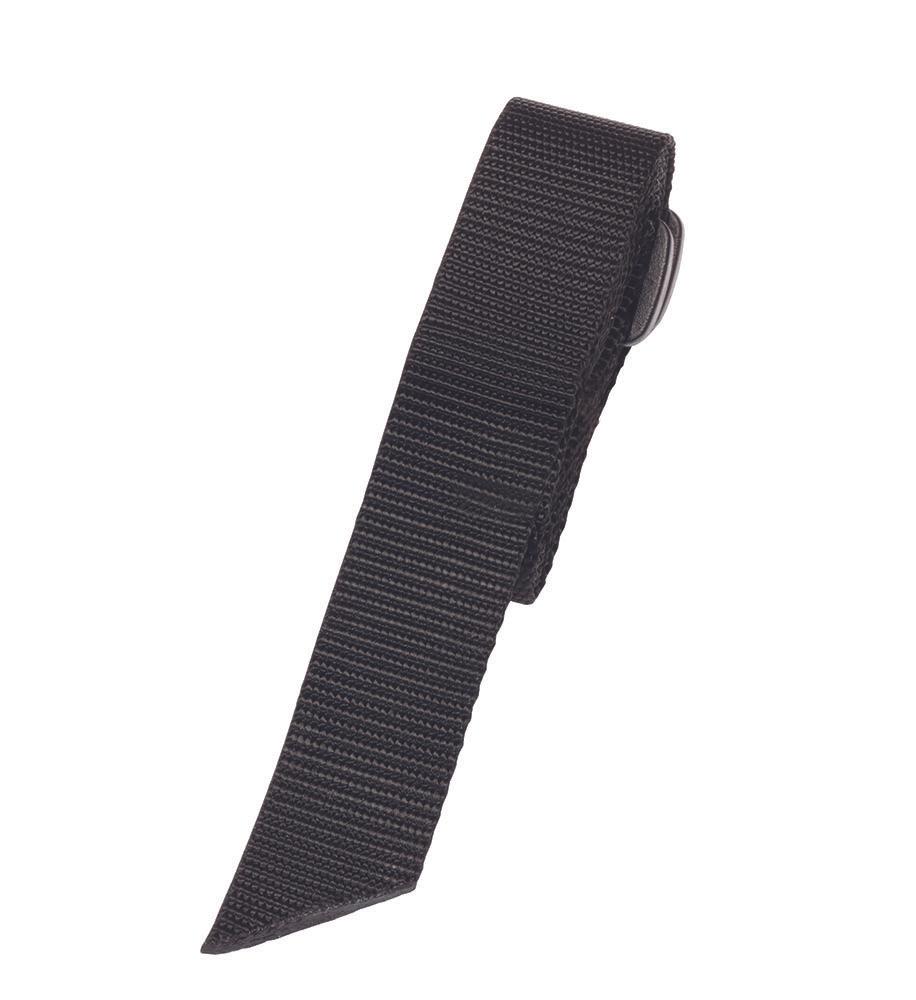 A black Elite Survival Systems M-16 Style Tactical Sling isolated on a white background.