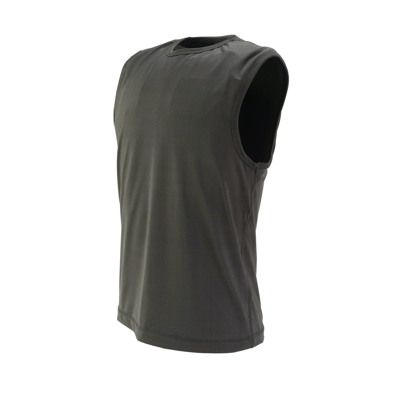 A Body Armor Direct VIP T-Shirt Concealable Carrier with a black sleeve.