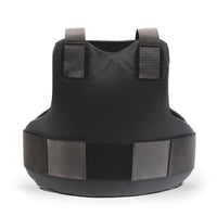 Thumbnail for The back of a Caliber Armor CaliberX Covert Body Armor Vest with gray straps.