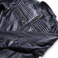 Thumbnail for Black Leather Jacket Enhanced Multi-Threat