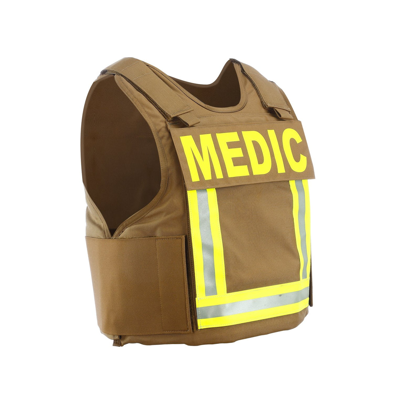 A Body Armor Direct Fireman Tactical Multi-Threat Vest on a white background.