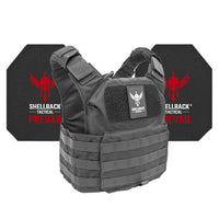 Thumbnail for A black vest with the Shellback Tactical logo on it.