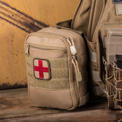 Spartan Armor Systems individual first aid kit for stoping traumatic bleeding.