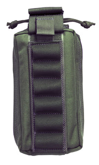 Thumbnail for An Elite Survival Systems MOLLE Quick-Deploy Shotshell Pouch with a zipper on it.