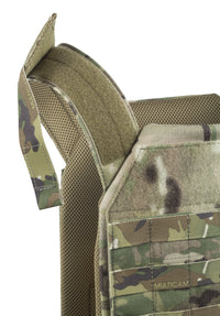 Thumbnail for An Elite Survival Systems MOLLE Adaptable Lightweight Plate Carrier on a white background.