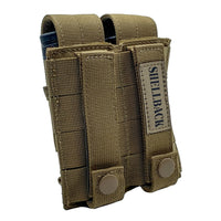 Thumbnail for A Shellback Tactical Double Pistol Mag Pouch on a white background.
