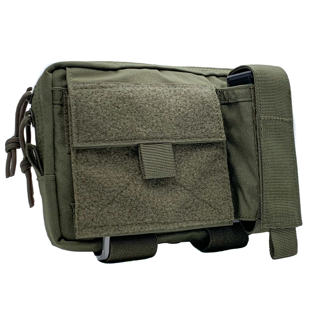 A Shellback Tactical Super Admin Pouch with a cell phone in it.