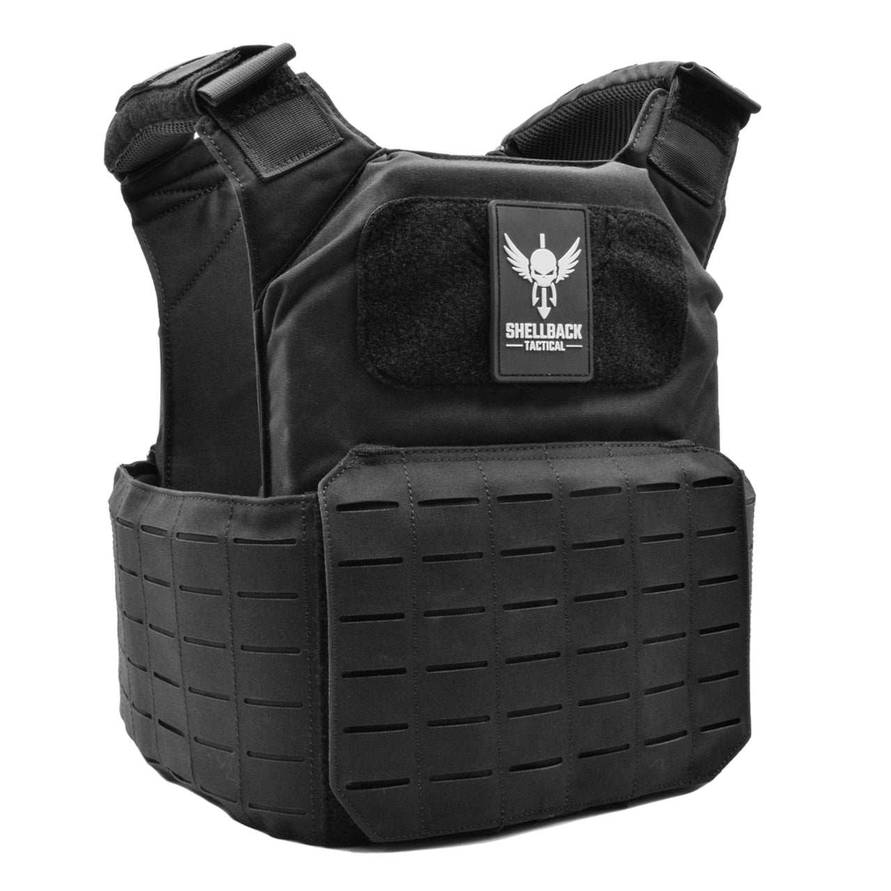 A Shellback Tactical Shield 2.0 Plate Carrier on a white background.