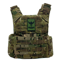 Thumbnail for A Shellback Tactical Skirmish Plate Carrier with a camouflage design.