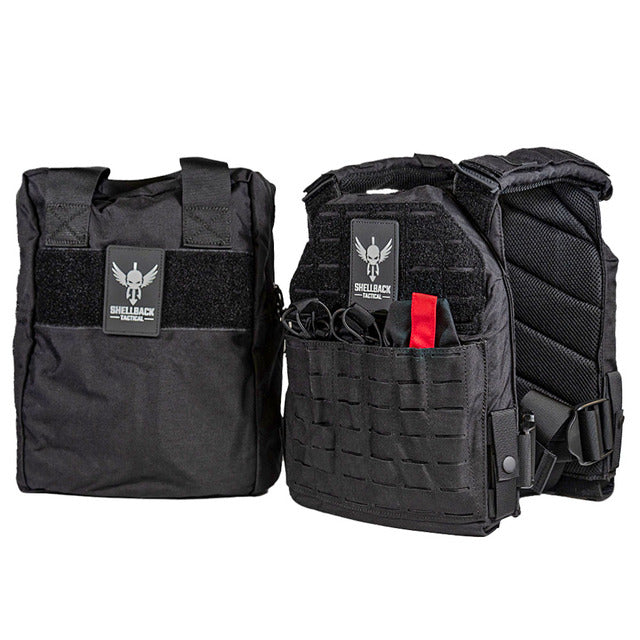 A Shellback Tactical Defender 2.0 Active Shooter Kit with two compartments.
