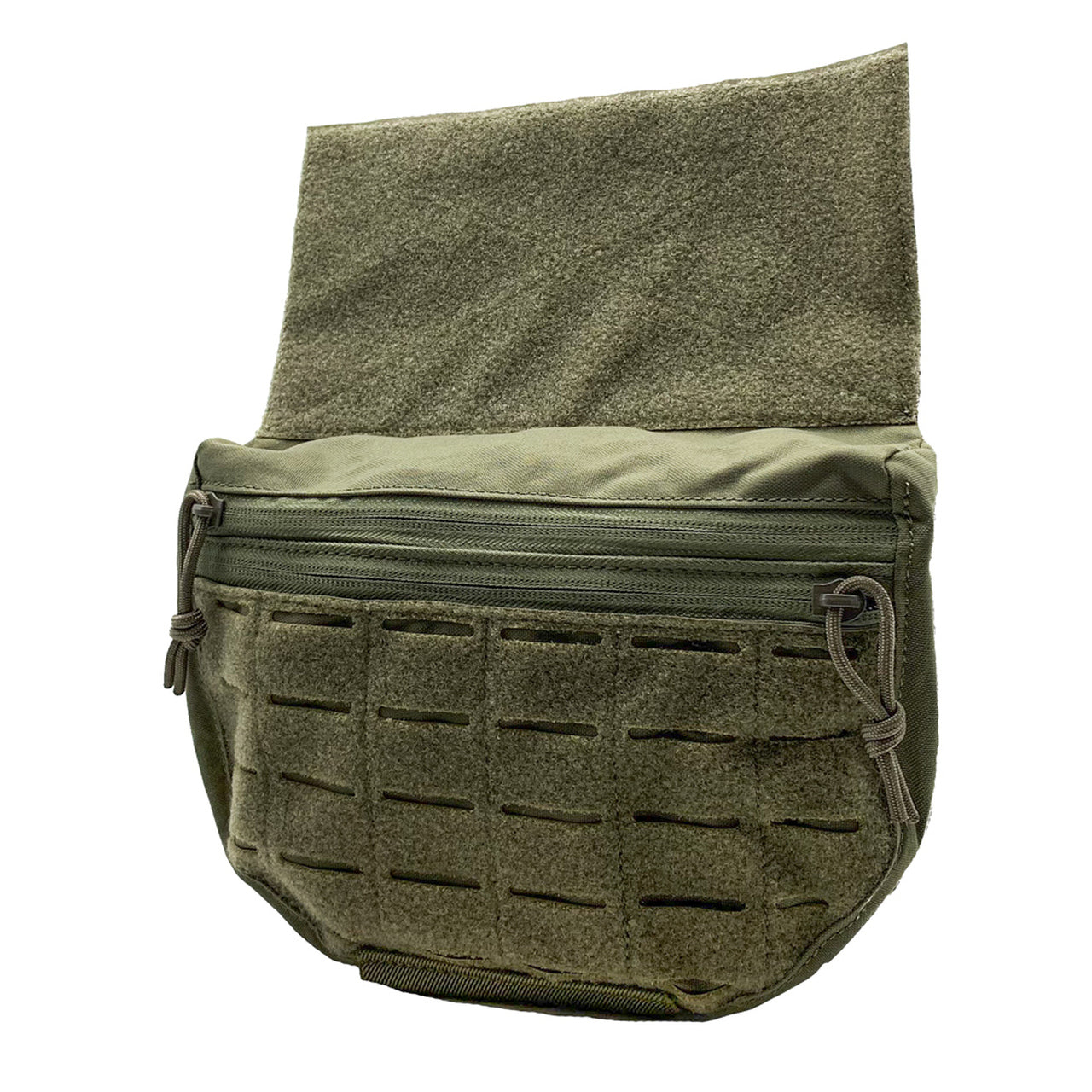 A Shellback Tactical Flap Sac 2.0 with a zipper on it.