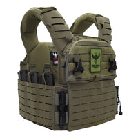 Thumbnail for A Shellback Tactical Banshee Elite 3.0 Plate Carrier with a number of compartments.