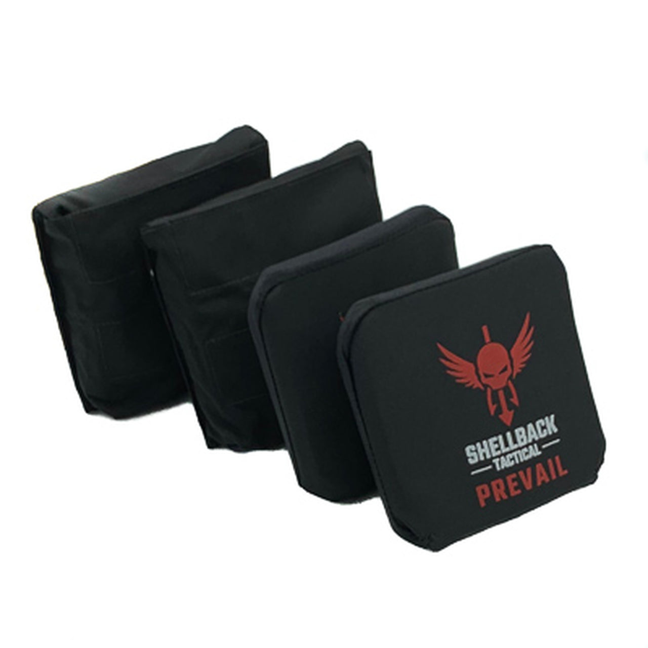 Three Shellback Tactical Side Armor Plate Kits with Level IV Model 1155SP Armor Plates.