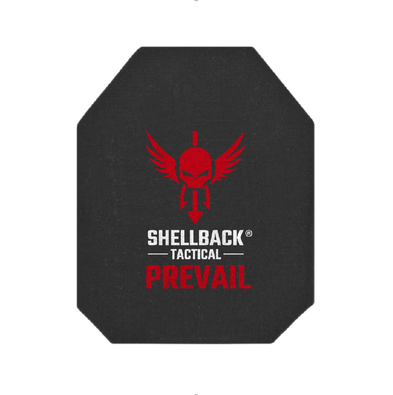 Shellback Tactical Pre-Warning Pad - Shellback Tactical Prevail Series Level IV Single Curve 10 x 12 Hard Armor Plate - Model 4S17.