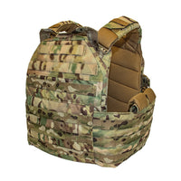 Thumbnail for A modular and low profile multicam plate carrier, featuring the Shellback Tactical SF Plate Carrier by Shellback Tactical, on a white background.
