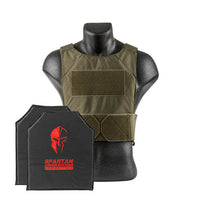 Thumbnail for Black Spartan Armor Systems™ Flex Fused Core™ IIIA Soft Body Armor and Spartan DL Concealment Plate Carrier