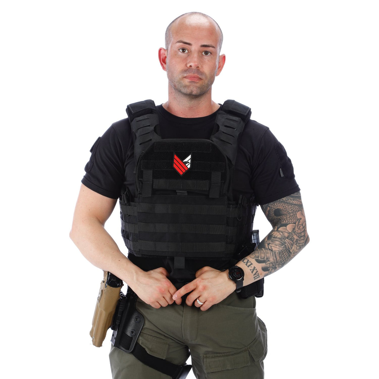 Victory Plate Carrier Black