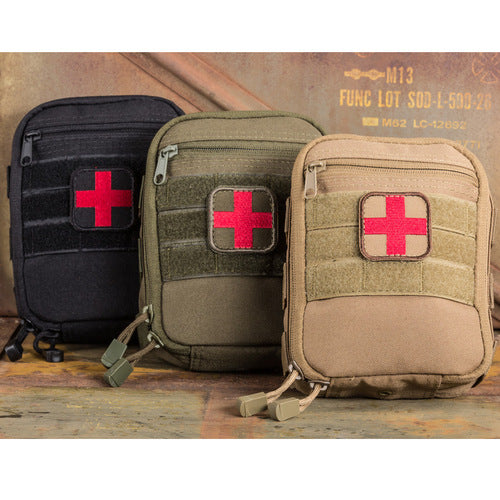 Spartan Armor Systems individual first aid kit for stoping traumatic bleeding.