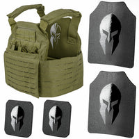 Thumbnail for Achilles laser cut plate carrier and spartan omega AR500 body armor package