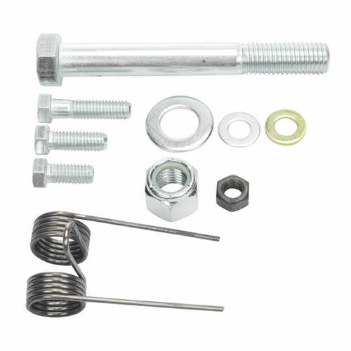 A set of Spartan Armor Systems DIY Texas Star nuts and bolts for a car engine.