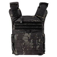 Thumbnail for Leonidas Legend XL Black Multicam Plate Carrier and AR550 Level III+ NIJ Certified