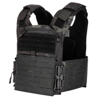 Thumbnail for Spartan Armor Systems Leonidas Legend Xl Black Multicam Plate Carrier And Ares Level Iv Made In U.S.A.