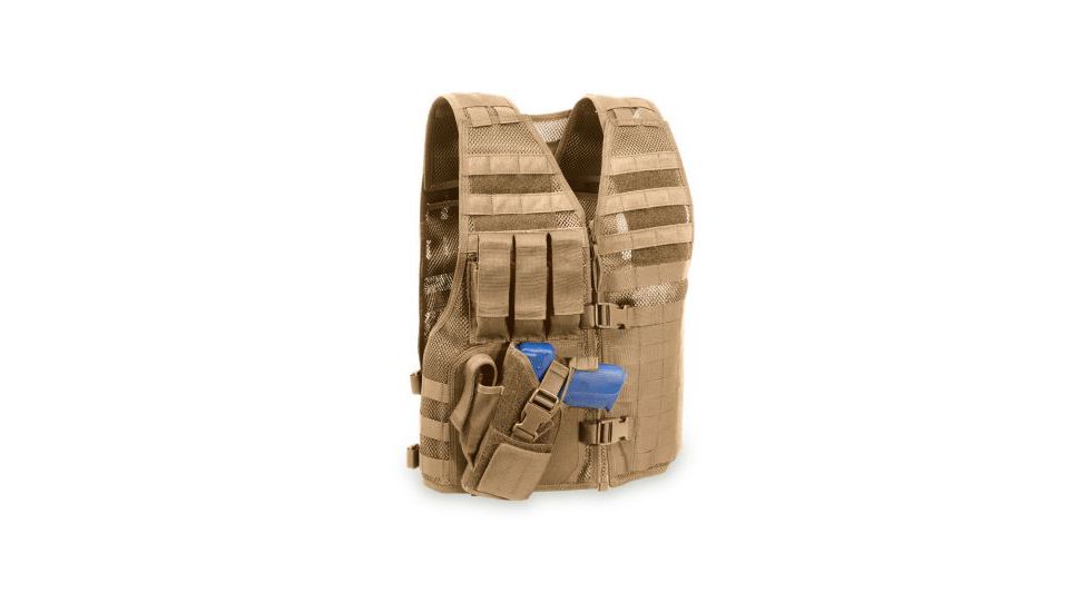 An Elite Survival Systems Defender 2.0 Active Shooter Kit with a holster on it.