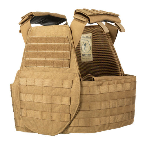 A Spartan Armor Systems AR550 Body Armor And Sentinel Swimmers Plate Carrier Package on a white background.