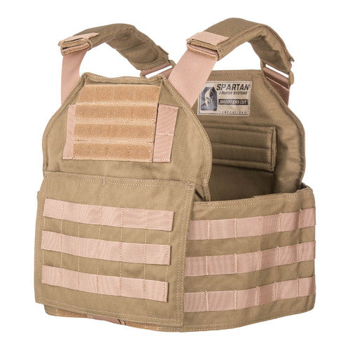 AR550 Body Armor Shooters Cut and Spartan Plate Carrier Entry Level Package