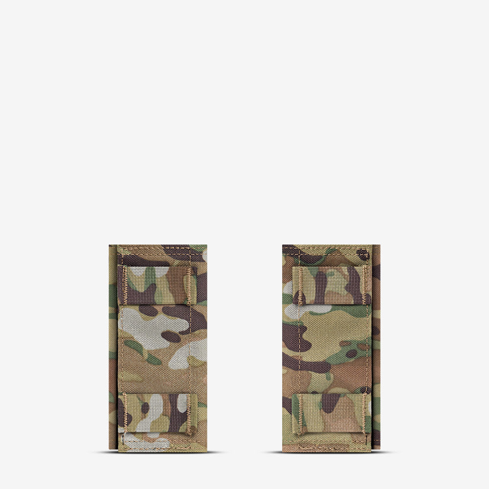 A pair of AR500 Armor Shoulder Pads on a white background.