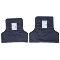 Thumbnail for Two Tactical Scorpion Gear Body Armor Level IIIA Soft Aramid Inserts for Muircat Carrier on a white background.