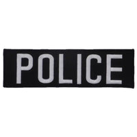 Thumbnail for A Tactical Scorpion Gear Embroidered Black and White POLICE Insignia 2.5