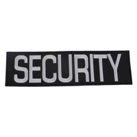 Thumbnail for A Tactical Scorpion Gear Embroidered Black and White SECURITY Insignia 2.5