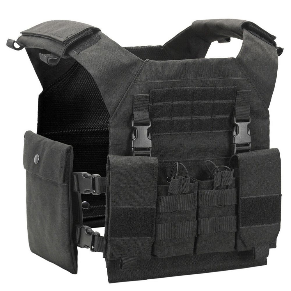 A Tactical Scorpion Gear Procat Body Armor Plates Modular Carrier Vest AR500 on a white background.