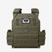 Thumbnail for A AR500 Armor Testudo™ Gen 2 Plate Carrier in olive green.