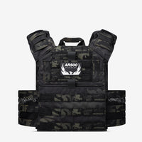 Thumbnail for A black AR500 Armor Valkyrie™ Plate Carrier with the word arbo on it.