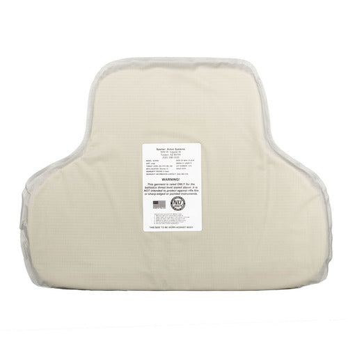 A Spartan Armor Systems Concealable IIIA Certified Wraparound Vest on a white background.