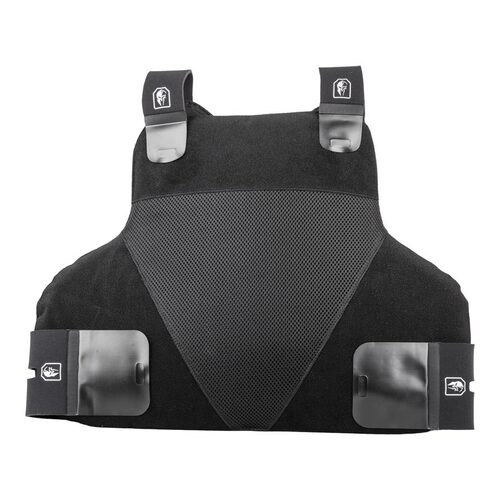 A Spartan Armor Systems Concealable IIIA Certified Wraparound Vest with two straps on it.